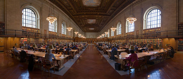 The New York Public Library in New Yor City