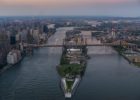 Sunset over Roosevelt Island