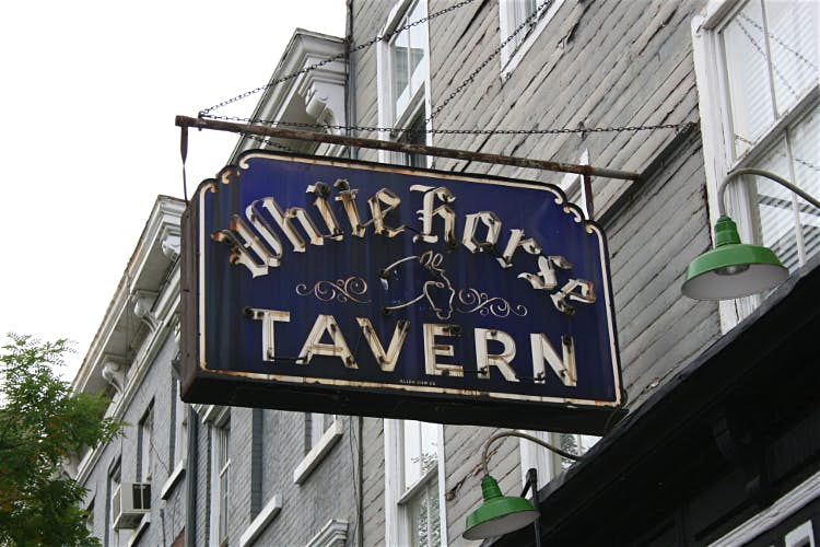 A variety of famous Dylans have supped in the White Horse Tavern. New York City