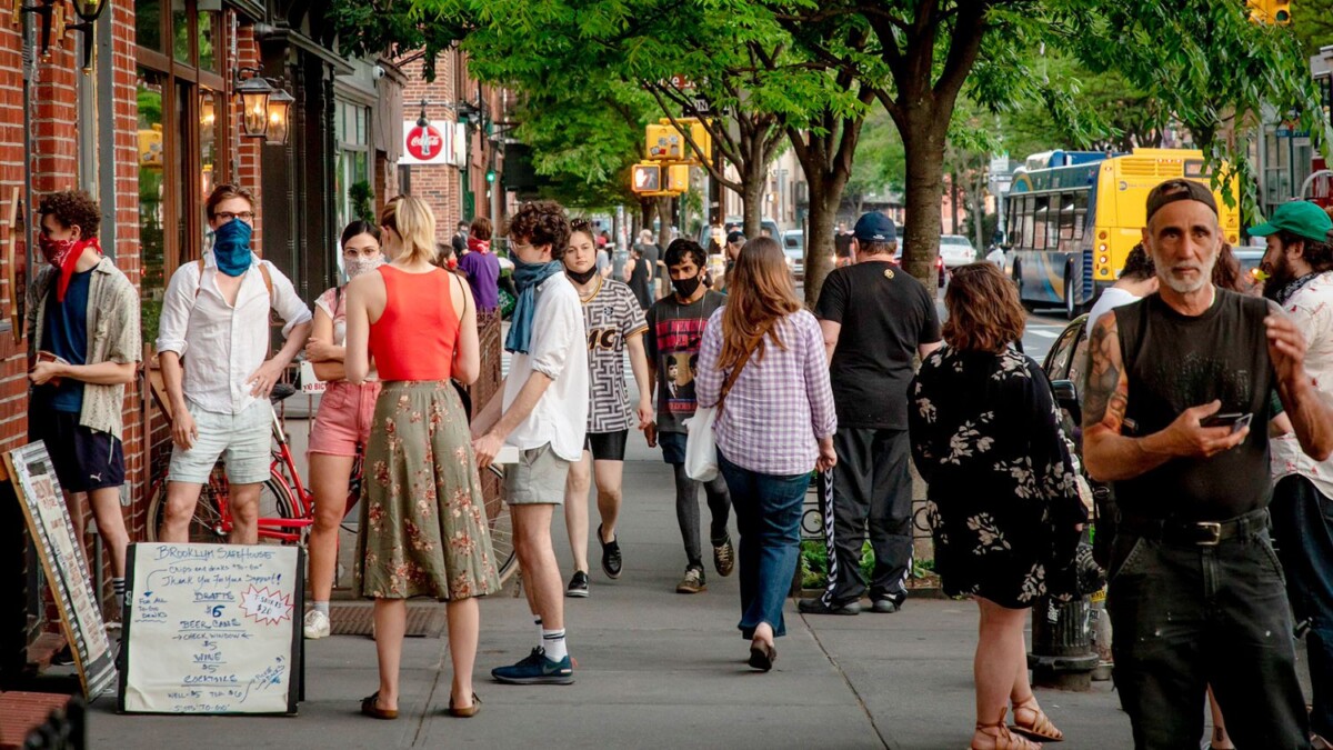 The sidewalk in NY