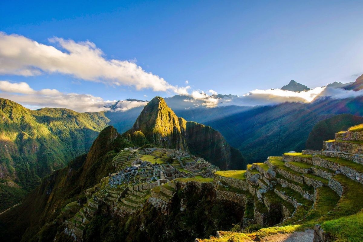 An ancient Inca ruins located about 50 miles from Cusco, Peru. One of the most impressive and mysterious architectural wonder in the world.