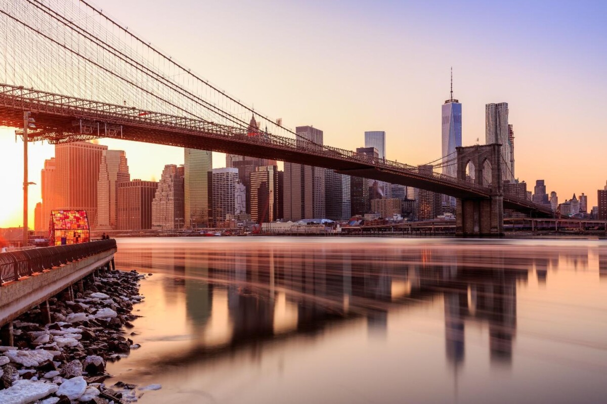 New Year's Eve Walk Over the Brooklyn Bridge