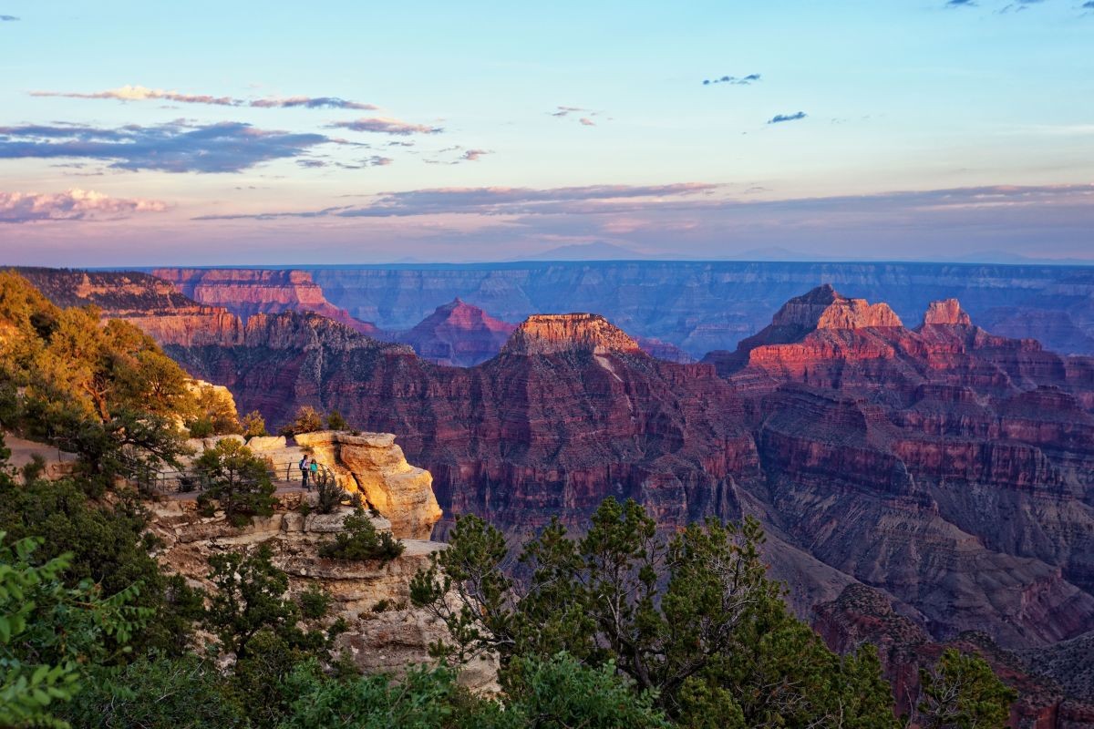 The Grand Canyon is a very big hole in the ground. It's one of the most colorful and beautiful natiral sights on the world.