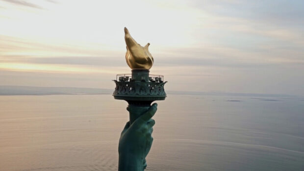 the Torch of the Statue of Liberty